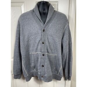American Eagle Outfitter Shawl Collar Button Cardigan XL Chunky Grandpa Academia